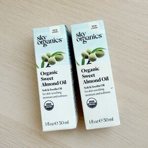 NEW Organic Sweet Almond Oil - 2 for the Price of 1